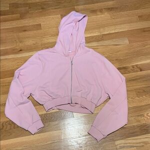 EUC Alo “Sweet Escape” hoodie in ballet pink